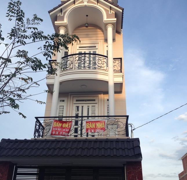 Bán nhà 1 trệt 3 lầu, 4x19m, giá 3.95 tỷ, Quận 12, Hồ Chí Minh