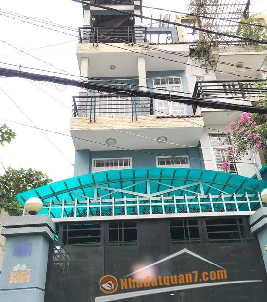 Bán nhà phố 3 lầu hiện đại hẻm nhựa 6m đường Tân Mỹ, P. Tân Thuận Tây, Q. 7