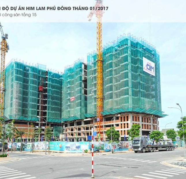 Căn hộ Him Lam Phú Đông - Khu dân cư hoàn thiện - thanh toán 45% nhận nhà