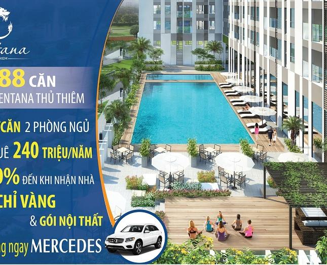 Mua căn hộ Centana Thủ Thiêm trúng xe Mercedes trị giá gần 1,5 tỷ đồng