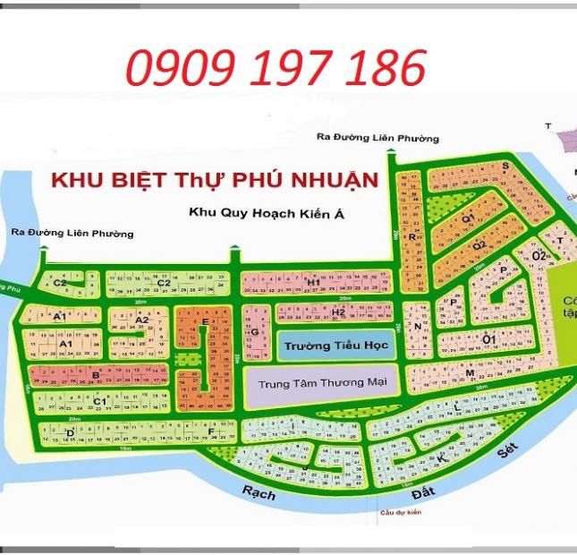  Bán đất sổ đỏ,Bán đất nền KDC Phước Long B - Phú Nhuận, Quận 9.