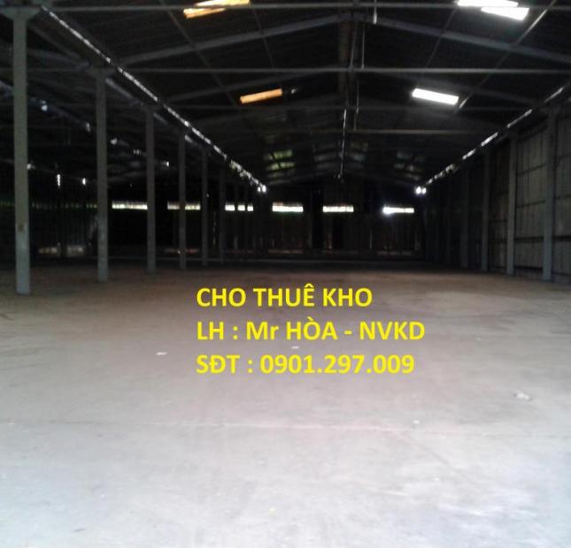 Cho thuê kho chứa hàng chất lượng cao, giá rẻ, dịch vụ trọn gói, tại KCN Sóng Thần, LH: 0901297009