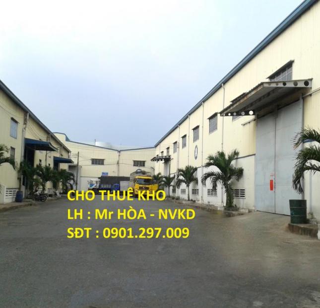 Cho thuê kho chứa hàng chất lượng cao, giá rẻ, dịch vụ trọn gói, tại KCN Sóng Thần, LH: 0901297009