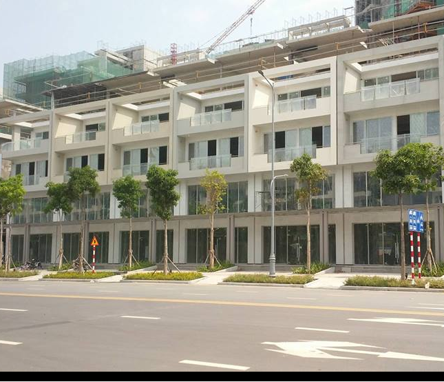 Cho thuê nhà phố thương mại đường Nguyễn Cơ Thạch, khu Sala DT: 7x24m, 1 hầm, 4 lầu