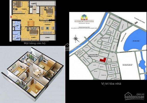 Bán căn hộ chung cư cao cấp Rainbow Linh Đàm (xem là thích), quận Hoàng Mai, Hà Nội