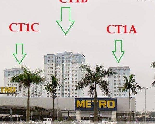 Chính chủ cần bán chung cư CT1A thành phố Giao Lưu (nằm sau siêu thị Metro)
