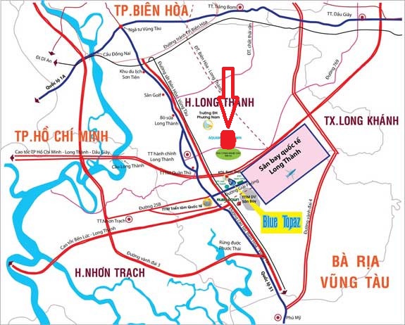 Cơ hội đầu tư đất nền ngay sân bay Quốc tế Long Thành, DT769