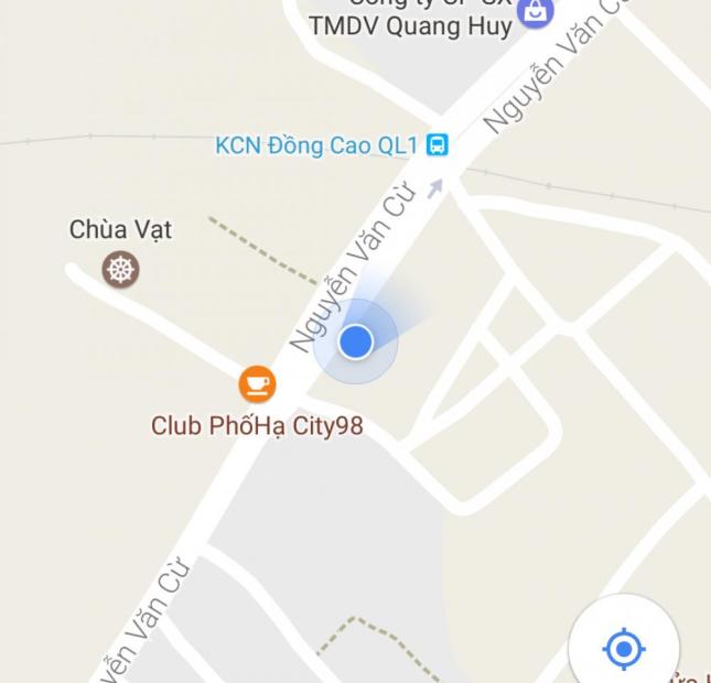 Siêu hot: Chính chủ cần bán 2 lô sát nhau, mặt đường Nguyễn Văn Cừ, TP Bắc Ninh. Liên hệ ngay