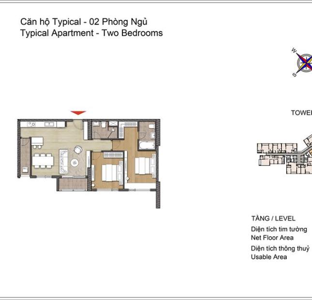 Bán căn hộ Bora Bora, Đảo Kim Cương quận 2, B22.09, 2 phòng ngủ, 90 m2, view sông Sài Gòn, 5.1 tỷ