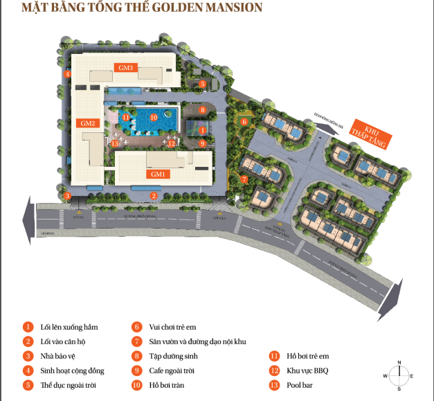 Căn hộ Golden Mansion 2,5 tỷ/căn. Tặng vé du lịch 60tr + gói bếp ~ 100tr + chiết khấu 9%