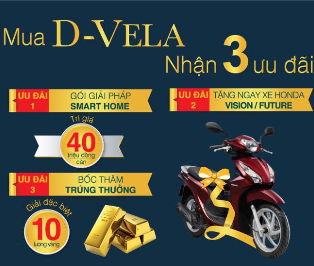 Căn hộ D- Vela mặt tiền Huỳnh Tấn Phát, giá 1.5 tỷ/căn 56.4m2