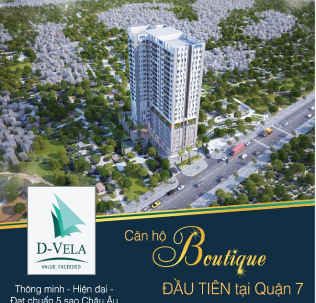 Căn hộ D- Vela mặt tiền Huỳnh Tấn Phát, giá 1.5 tỷ/căn 56.4m2