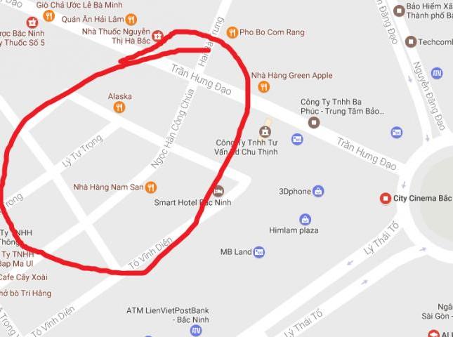 Chủ bán lỗ nhà mặt phố đường Ngọc Hân Công Chúa, Bắc Ninh (giá chỉ 7.7 tỷ 83.5m2) liên hệ ngay