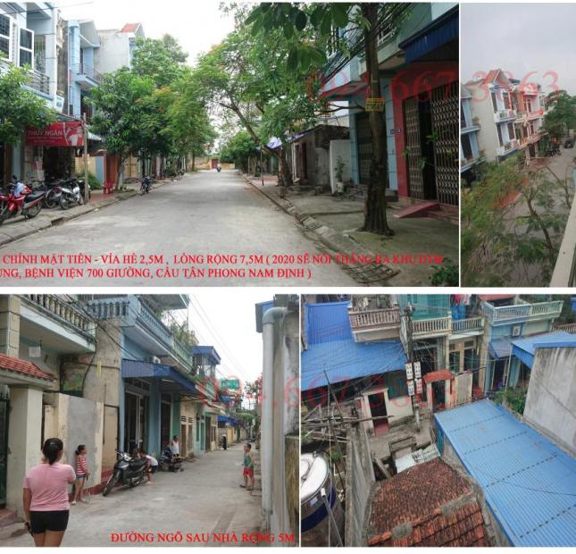 Bán căn nhà 3 tầng, DT đất (3,3x24m) 2MT (trước + sau) đường Chu Văn, giá 1,7 tỷ đồng, có TL
