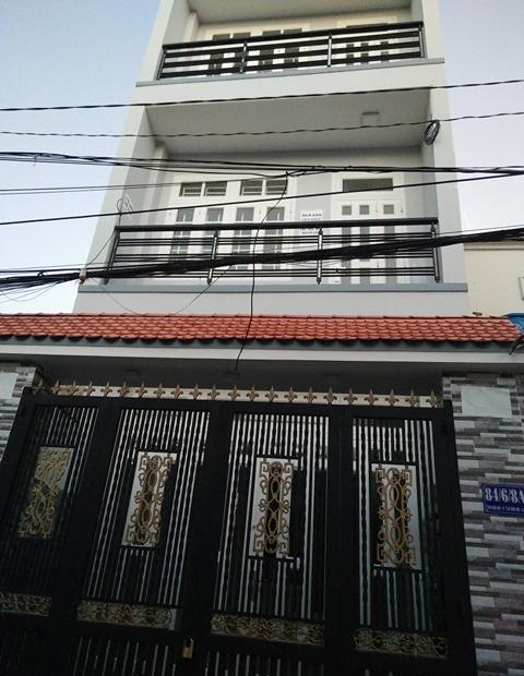 Bán nhà hẻm 84 Tân Sơn Nhì, Tân Phú, HCM, dt 4.4x13m, giá 3.8 tỷ