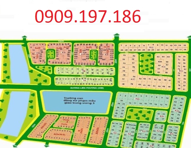 Bán biệt thự dự án Kiến Á, quận 9, DT 16x20m, đường 20m, giá 24tr/m2. LH 0909 197 186