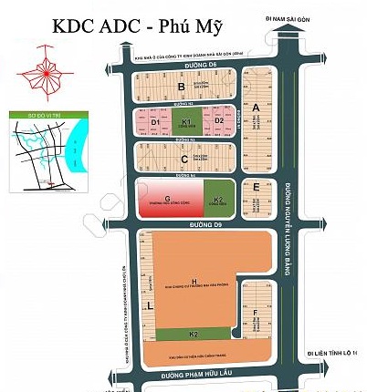 Bán đất ADC Phú Mỹ, giá bán 37,6tr/m2, LH 0909477288