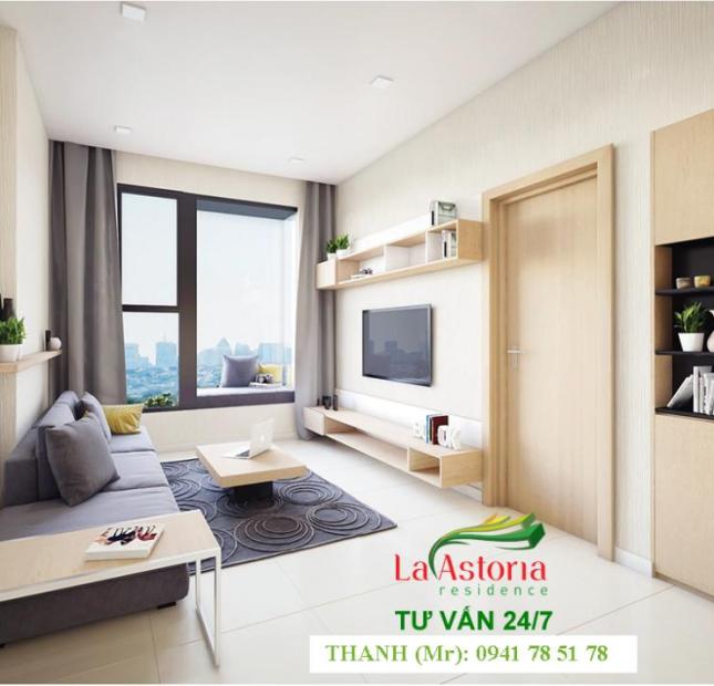 Chính chủ bán căn hộ La Astoria 2, Nguyễn Duy Trinh, TT Quận 2. DT 55m2, 2PN, giá gốc 1.5 tỷ