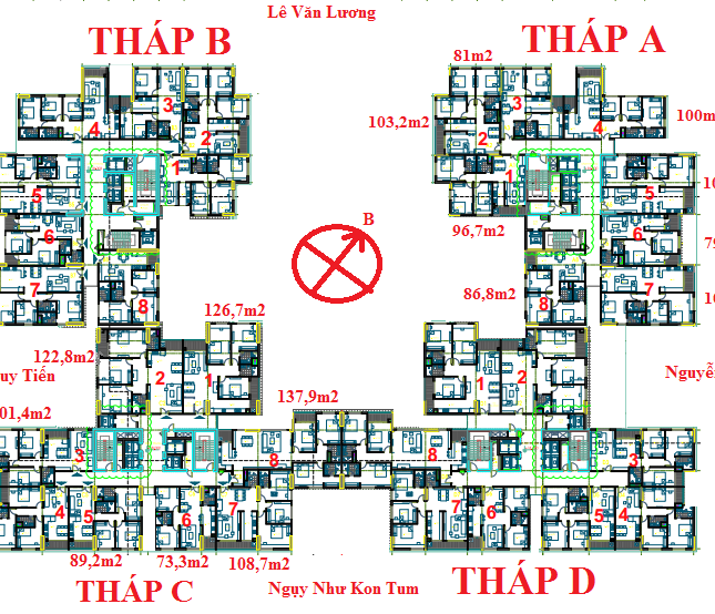 Bán 8 suất ngoại giao dự án Việt Đức Complex giá 22tr/m2