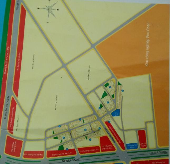 Bán đất nền Biên Hòa New Town, diện tích 99,26m2, giá 10,5 triệu 0909 418 838