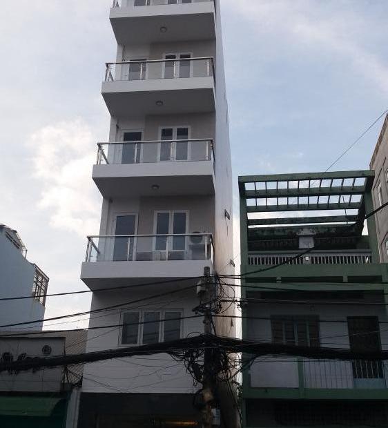 Cho thuê nhà Nguyễn Văn Thủ 6m x 22m, trệt, 5 lầu, ST, thang máy