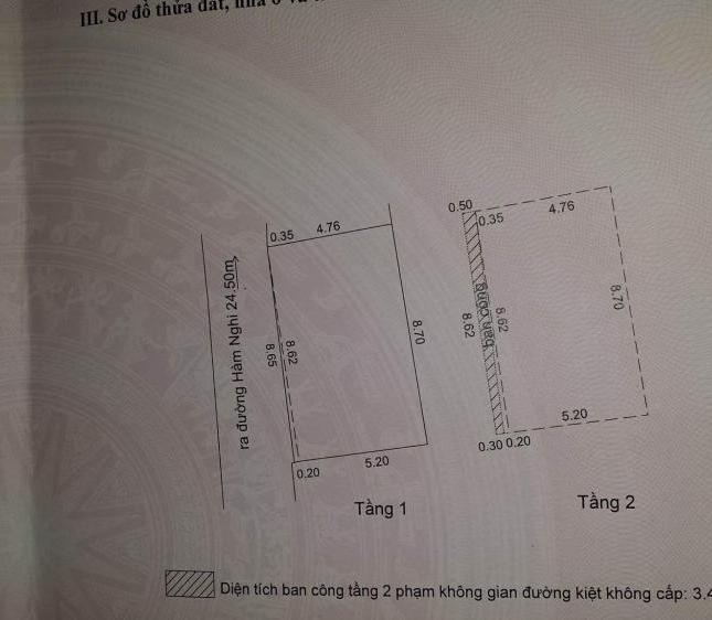 Chính chủ cần bán nhanh nhà kiệt 35/7 Hàm Nghi