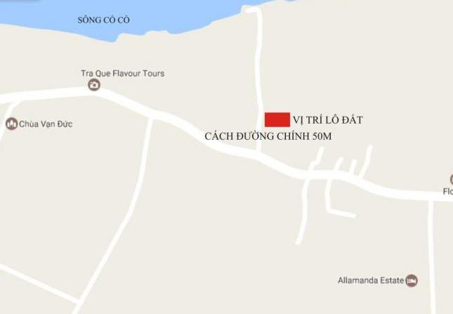 Chính chủ lô đất tại thôn Đồng Nà, xã Cẩm Hà, gần sông Cổ Cò. Diện tích: 186m2