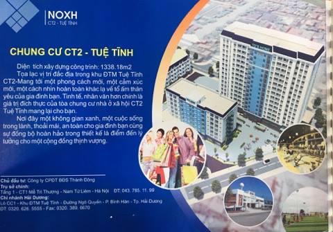Hãy sở hữu cho mình căn hộ chung cư CT2- 16 tầng- Khu đô thị mới Tuệ Tĩnh- TP. Hải Dương