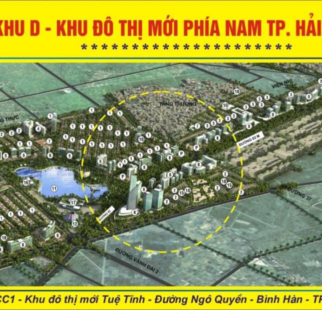 Mở bán khu nhà ở xã hội liền kề xây thô D1- Khu đô thị mới Nam- TP. Hải Dương