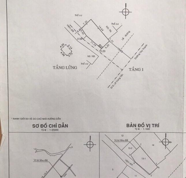 Bán nhà 2 mặt tiền Đường Tây Thạnh, Q.Tân Phú - Vị trí vàng!