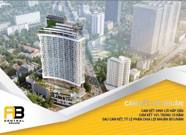 Chỉ 630 triệu có ngay căn hộ hạng sang Condotel 5 sao AB Central Square Nha Trang