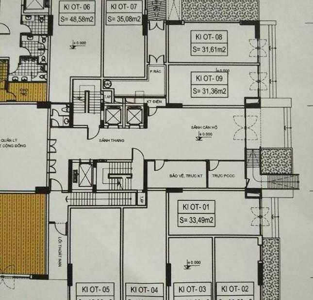 Cần bán gấp ki ốt tại tòa B2 tổ hợp trung tâm thương mại tòa tháp B1B2 Tây Nam Linh Đàm