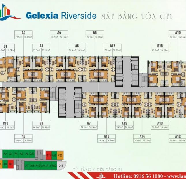 Thông tin chuẩn về dự án gelexia riverside tam trinh lh 0906 215 123