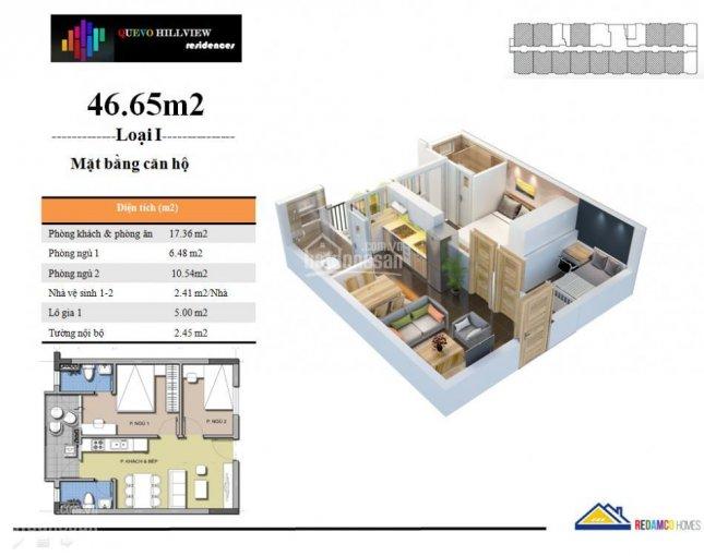 Cần nhượng lại giá gốc căn 1011 chung cư dự án nhà ở xã hội- Quế Võ Hill View, LH: 0943389896
