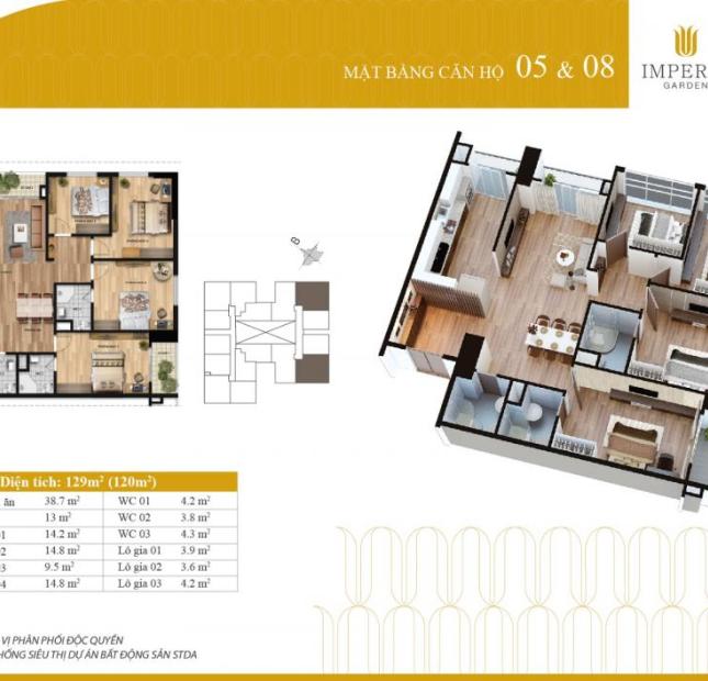 Bán cắt lỗ căn hộ 1009, diện tích: 80,3m2, giá 2,5 tỷ