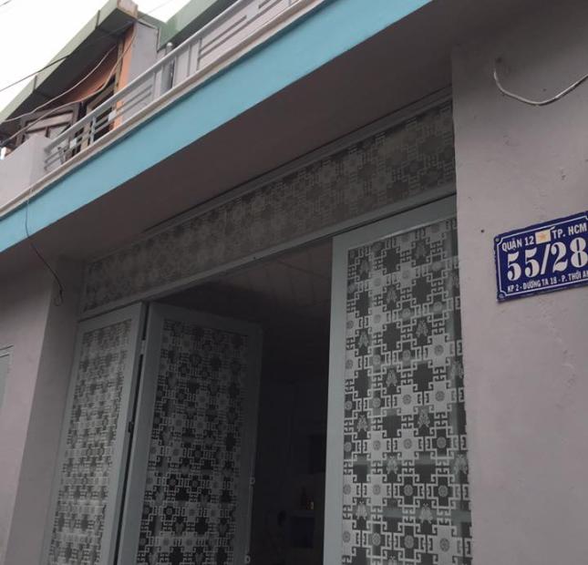 Bán nhà Thới An 18, quận 12, vị trí đẹp gần mặt tiền đường Lê Thị Riêng