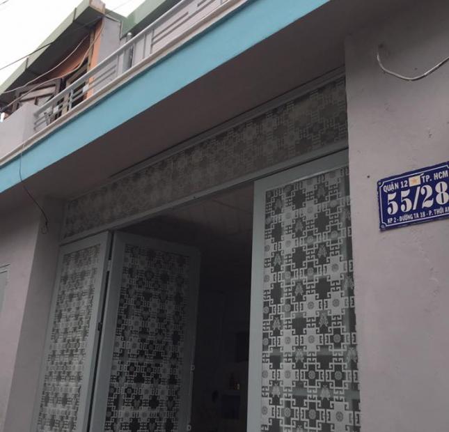 Bán nhà Thới An 18 quận 12 vị trí đẹp gần mặt tiền đường Lê Thị Riêng
