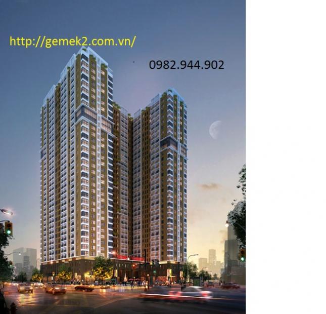 Bán gấp căn hộ 2 PN, dự án chung cư Gemek Premium