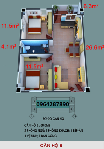 Cần bán căn chung cư khu Petro Thăng Long, TP Thái Bình