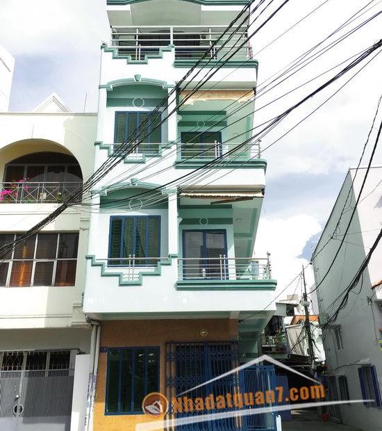 Cần bán gấp nhà phố 3 lầu mặt tiền đường Số 14A khu cư xá ngân hàng, P. Tân Thuận Tây, Q7