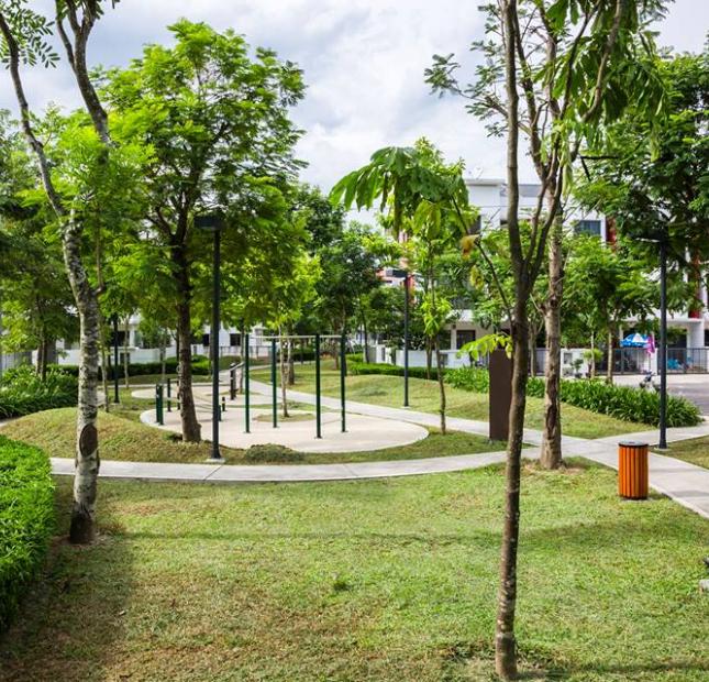 Bán biệt thự song lập Botanic khu đô thị Gamuda, DT 189 m2 x 3,5 tầng, view hồ công viên