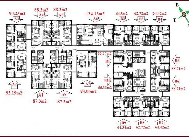 CC 122 Vĩnh Tuy, bán gấp 2PN view Đông Nam, hơn 1,6 tỷ full nội thất, ở ngay