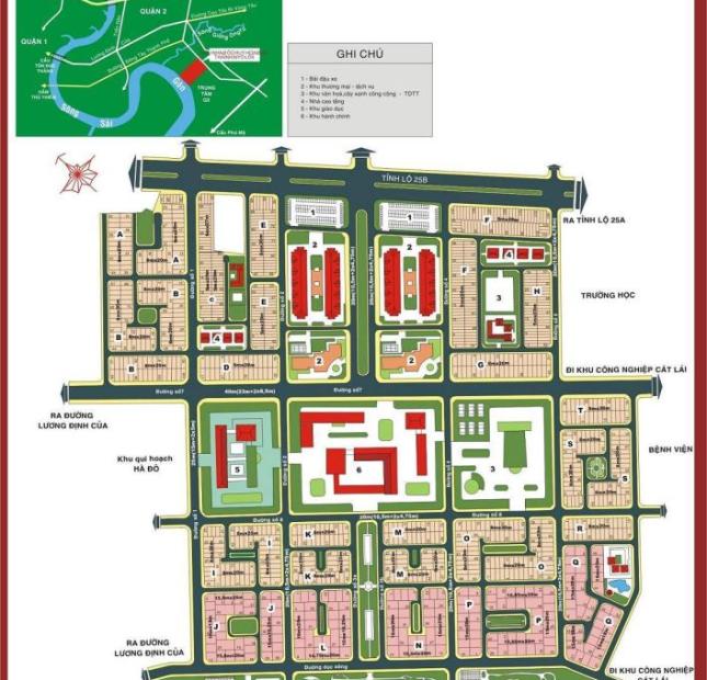 Bán đất nền dự án khu Huy Hoàng Thạnh Mỹ Lợi trung tâm quận 2 nhiều tiện ích hấp dẫn LH 0886511621