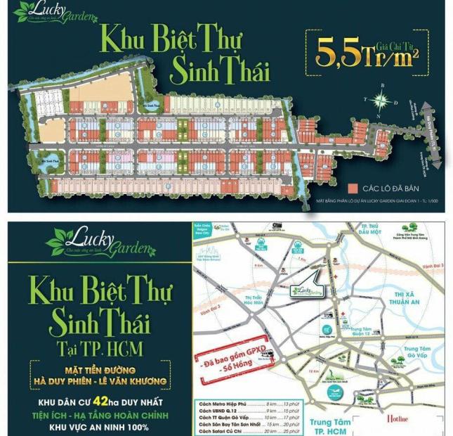 Đất nền biệt thự Sài Gòn, giá chỉ từ 5,5tr/m2 (đã VAT). CK 500k/m2