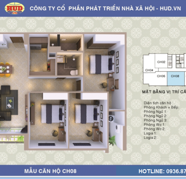 Mua căn hộ chung cư Linh Đàm, ký hợp đồng trực tiếp chủ đầu tư HUD, nhận nhà ở ngay.