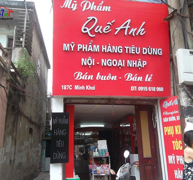 Sang nhượng cửa hàng mặt phố số 187C Minh Khai, Hai Bà Trưng, Hà Nội
