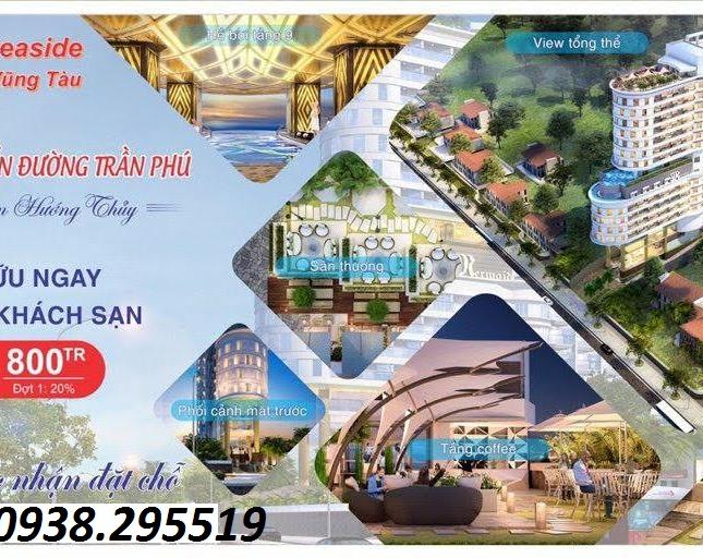 Căn hộ khách sạn du lịch Vũng Tàu - 800 triệu/căn - Cho thuê hơn 20 triệu/tháng - 0938295519