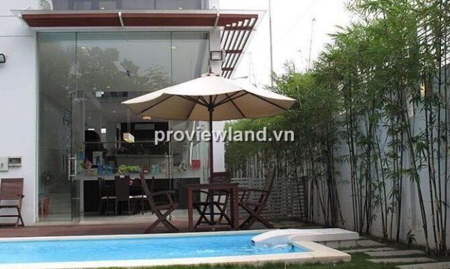Biệt thự khu compound Thảo Điền bán có hồ bơi sân vườn 600m2 giá rẻ