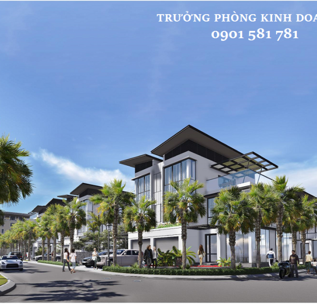 Bán biệt thự song lập, dự án khu đô thị ven sông Lạch Tray Waterfront City 5,3 tỷ TL