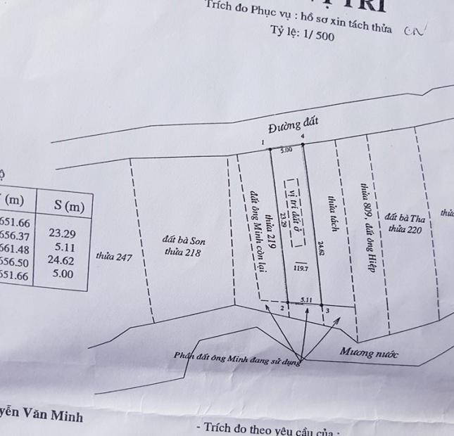 Bán đất thổ cư 120m2 gần UBND xã Tam Phước Huyện Long Điền, giá 140 triệu
